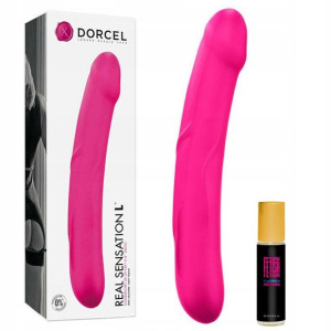 Dildo dwustronne, długie. Elastyczne. Feromony.