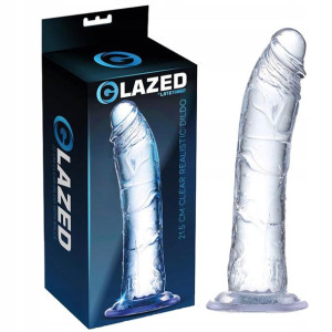 Duże dildo na przyssawce, dla par. Elastyczne.
