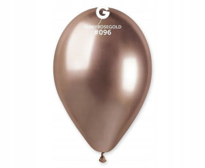Balony chromowane Różowo-Złote 50szt