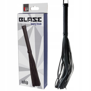 Pejcz do bicia, BDSM. Czarny bat 54 cm.