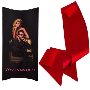 Erotyczna opaska na oczy. Podniecający gadżet BDSM