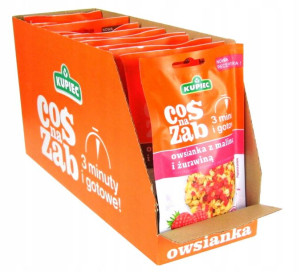 Kupiec Owsianka Malina Żurawina 14 x 50g
