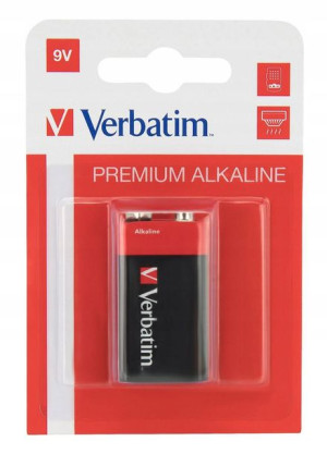 Verbatim ALKALINE BATTERY 9V 1 PACK