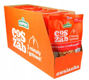 Kupiec Owsianka Z Truskawkami 14 x 50g