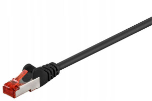 MicroConnect S/FTP CAT6 3m Black LSZH