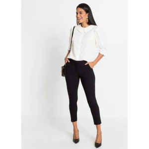 Elegancka Luzka Z Kołnierzykiem Falbany 40-42 950329