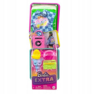 Barbie Extra zwierzątko+ubranko+akcesoria HDJ41
