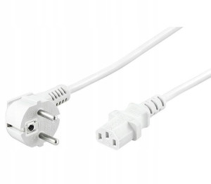 MicroConnect Power Cord 1.8m White IEC320