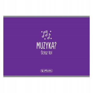 Zeszyt do nut A5/16K muzyka poprzeczny (10szt)