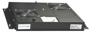 Lanview Fan tray with 2 fans for 19''