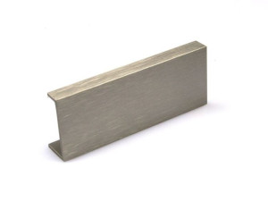 Uchwyt meblowy krawędziowy VERA 286mm Inox stal szczotkowana
