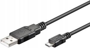 MicroConnect Micro USB Cable, Black, 1.8m