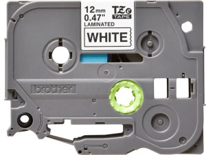 Brother Tape Black on White 12mm