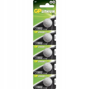 GP Batteries LITHIUM BUTTON CELL CR2032