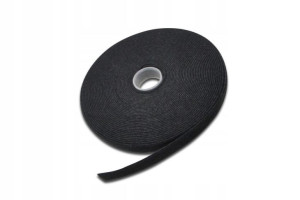 MicroConnect Velcro Tape, 10m, Black