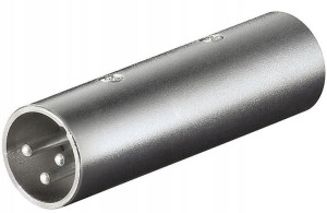 MicroConnect XLR adapter male - male