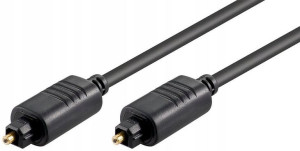MicroConnect Toslink M-M 2m Black