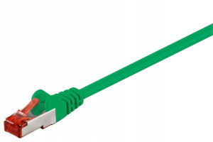 MicroConnect S/FTP CAT6 7m Green LSZH