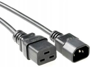MicroConnect Power Cord C19-C14 2m Black