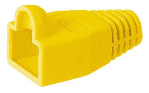 MicroConnect Boots RJ45 Yellow, 50pcs