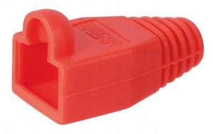 MicroConnect Boots RJ45 Red, 50pcs