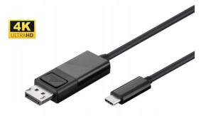 MicroConnect 4K USB-C to Displayport Cable
