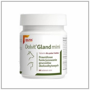 Dolvit Gland mini 60 tabl. Dla psa, dla kota. Dolfos
