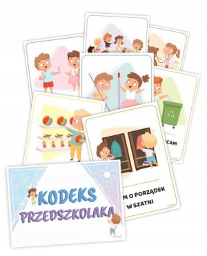 Plansze A5 Kodeks Przedszkolaka ( 17 kart)