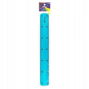 Linijka elastyczna 30 cm niebieska STRIGO