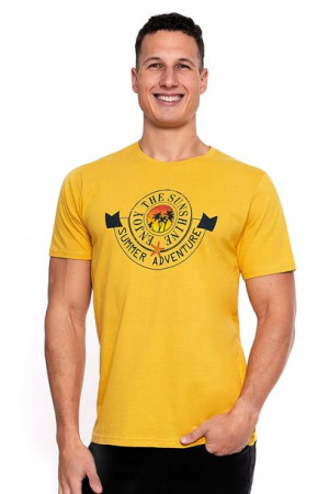 T-Shirt Męski Koszulka Nadruk Bawełna MORAJ XXL