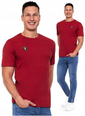 T-Shirt Męski Koszulka Bawełna Naszywka MORAJ XL