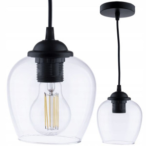 Lampa Wisząca Sufitowa SZKLANA E27 ZWIS do LED