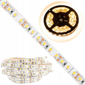 Taśma LED WODOODPORNA 12V 2835 Ciepła BIAŁA 5m SMD