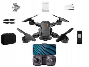 Dron Q6 8k Wifi 5g Pro Hd + Etui+ 2 Kamery Led Moc Nowosc !