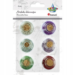 Kuleczki dekoracyjne mix 6szt