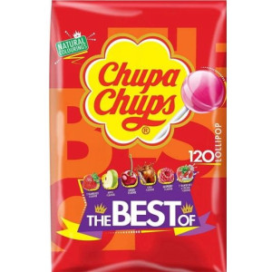 Lizaki Chupa Chups - 120 sztuk - 6 smaków - 1440 g.