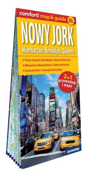 Comfort! map&guide Nowy Jork. Manhattan 2w1 w.