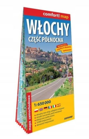 Comfort!map Włochy cz. północna 1:650 000 w.2023
