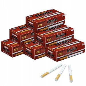 Gilzy Papierosowe Rollo Ultra Slim Red 6,5mm 5x