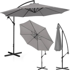 Duży Parasol Ogrodowy Na Wysięgniku Z Korbą 300cm