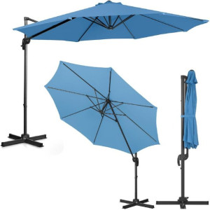 Duży Parasol Ogrodowy Na Wysięgniku Z Korbą 300cm