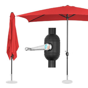 Parasol Ogrodowy Z Korbką Prostokątny 300x200cm
