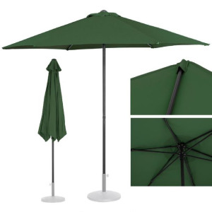 Parasol Ogrodowy Tarasowy Okrągły Zielony 270cm