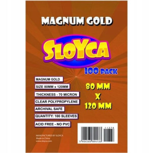 Koszulki Magnum Gold 80x120mm (100szt) SLOYCA
