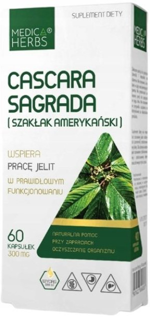 Cascara Sagrada (Szakłak) ZAPARCIA MEDICA HERBS