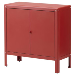 IKEA KOLBJORN Szafka ogrodowe brązowo czerwony 80x81 cm
