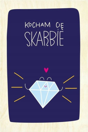Karnet - Kocham Cię Skarbie