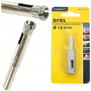 Otwornica Diamentowa Koronka Do Gresu Płytek 12 Mm