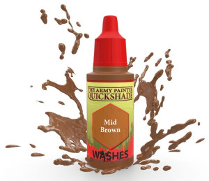 Farba The Army Painter: Quickshade Washes - Mid Brown