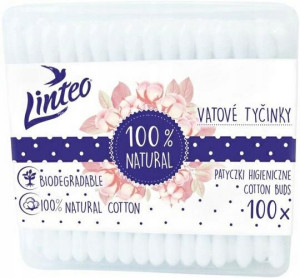 Patyczki Kosmetyczne 100szt Box Linteo..